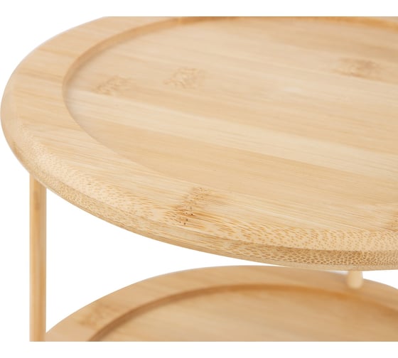 Подставка для кухни Mallony вращающаяся, круглая, BAMBU (бамбук) 108078