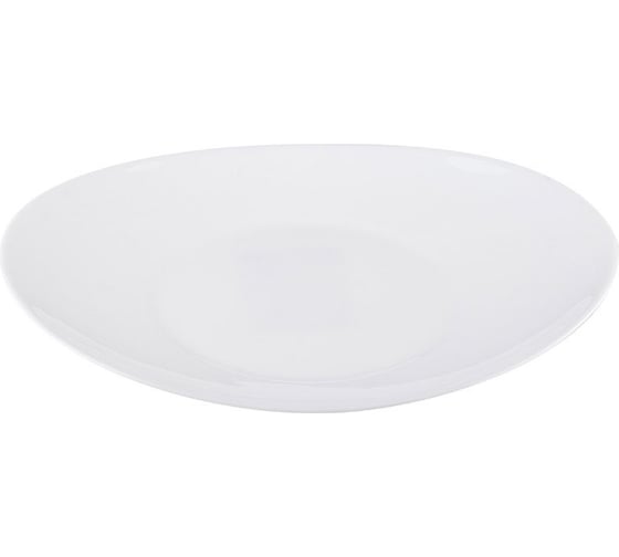 Тарелка десертная из опалового стекла Mallony Al Dente, размер: 21,5x18,5x2,5 см 107285 1