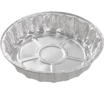 Форма для выпечки Mallony LAMINA, размер 21,6x4 см, из алюм. фольги, круглая, одноразовая 108083