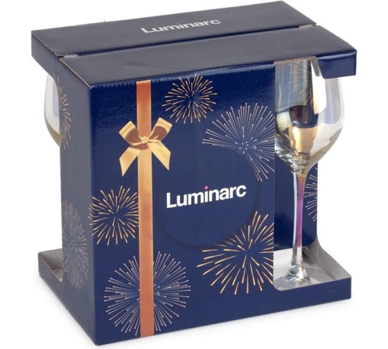 Набор бокалов для вина LUMINARC СЕЛЕСТ золотистый хамелеон, 6 шт., 270 мл P1637