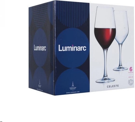 Набор бокалов для вина LUMINARC СЕЛЕСТ 6 шт., 450 мл L5832