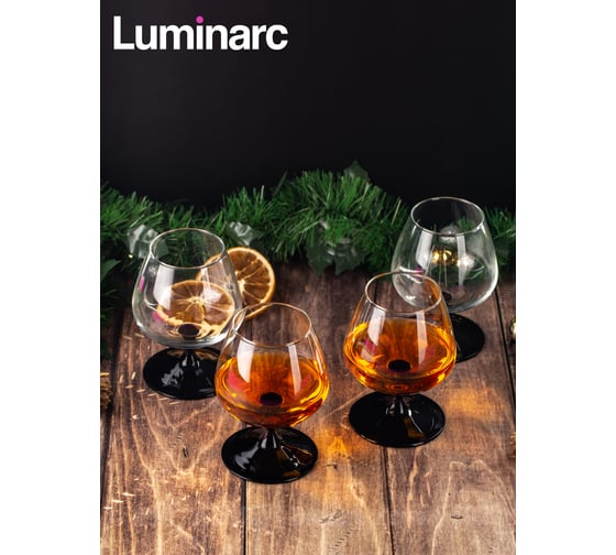 Набор бокалов для коньяка LUMINARC ДОМИНО 4 шт., 410 мл J3030