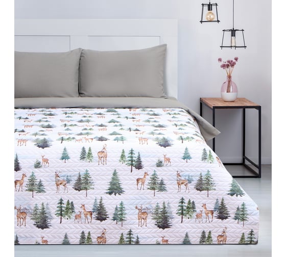 Покрывало Этель 1,5 сп Forest miracle, 145x210см, микрофибра 9803157