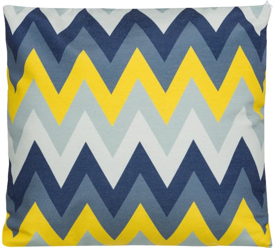 Наволочка декоративная Luscan 40x40, 2 шт., рогожка, 160 г/м2, Зигзаг 1923978