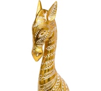 Зебра декоративная Вещицы Д120 Ш60 В320, золотой Tin-08