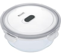 Контейнер стеклянный герметичный Regent Inox кругл. 0,4л Linea Desco 93-DE-CA-21-400