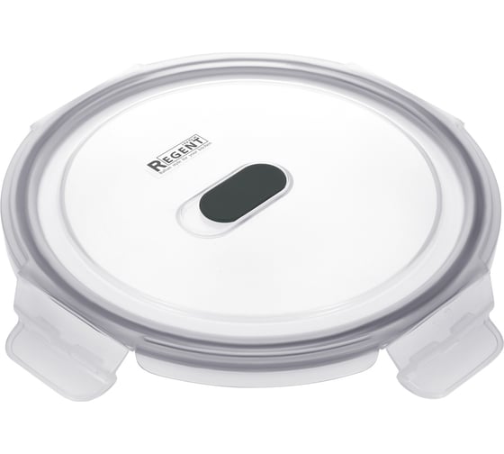 Контейнер стеклянный герметичный Regent Inox кругл. 0,4л Linea Desco 93-DE-CA-21-400