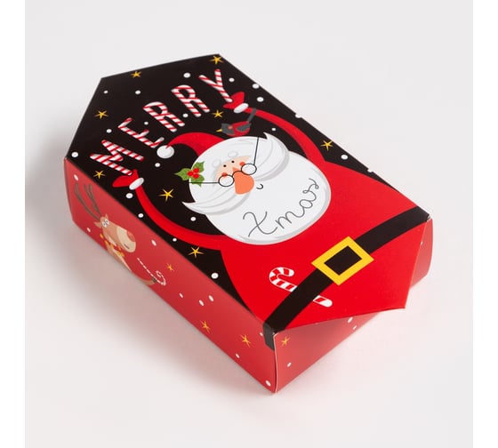 Полотенце махровое Этель Merry 30x30 см, 100% хл, 340 г/м2 7882375