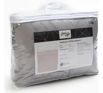 Покрывало LoveLife Tufting: Орнамент цвет серый, 150х220±5 см, микрофайбер, 100% п/э 10612658