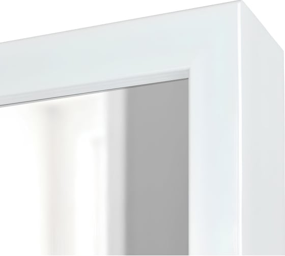 Зеркало Комус МИР_в раме ПЛС 340x30x940 / 300x900 365006103 белый 1983794