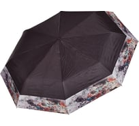 Зонт женский Комус полный автомат, черный с кантом, HD-U07 1595193
