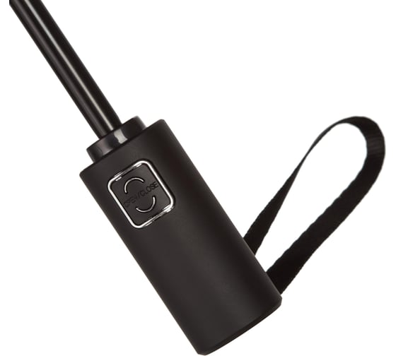 Зонт женский Комус полный автомат, черный с кантом, HD-U07 1595193