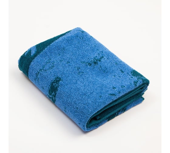 Полотенце махровое Этель "Дмитрий" синий, 50x90см, 100% хлопок, 420гр/м2 7166985 1