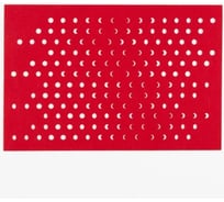 Сервировочная салфетка Доляна Узоры, цвет красный, 30х45 см 6785127