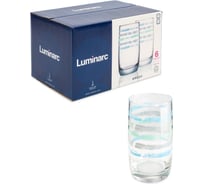 Набор стаканов LUMINARC ФРАНЦУЗСКИЙ РЕСТОРАНЧИК КИСТОЧКА 6 шт., 330 мл, высокий S0078