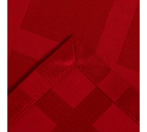 Скатерть Этель Geometry 150*220 +/-3см, цв.бордовый, пл. 192 г/м2, хл с ВГМО 6974104