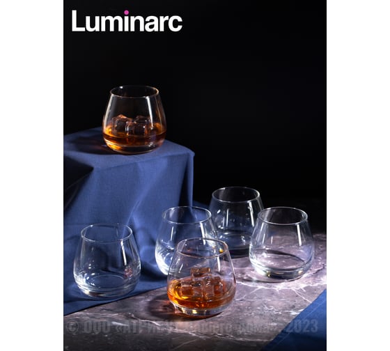 Набор стаканов LUMINARC СИР ДЕ КОНЬЯК 6 шт., 300 мл, низкие P6486