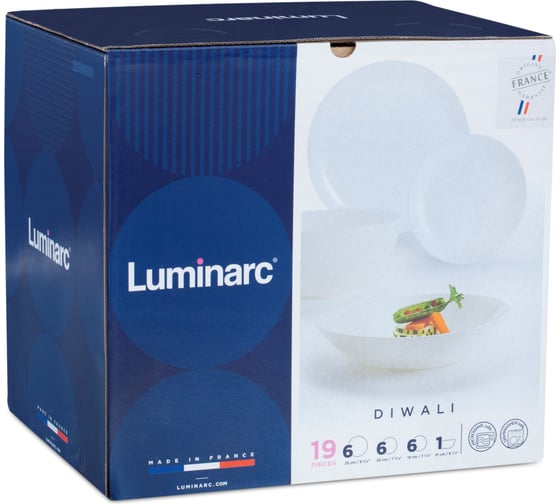 Набор столовый LUMINARC ДИВАЛИ 19 предметов V0361 1