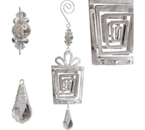 Металлическая подвеска Волшебная страна Подарок 98х66 см серебро 100958