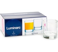 Набор стаканов LUMINARC ИСЛАНДИЯ 6 шт., 300 мл, низкие J0019
