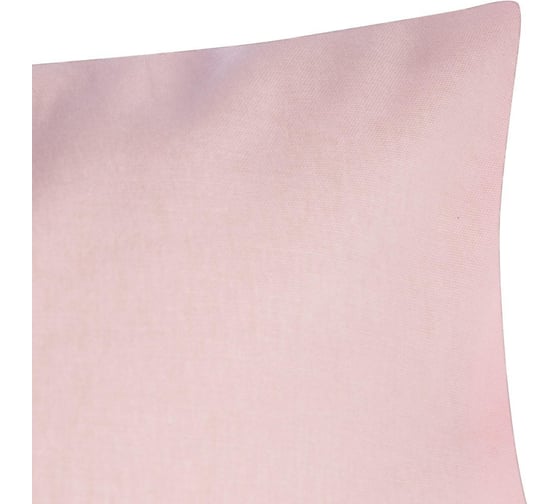 Наволочка Этель Light pink 50x70 см, 100% хлопок, бязь 6830540