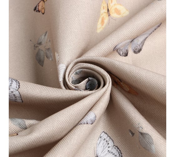 Скатерть Этель Butterflies 146x250 см, 100% хл, рогожка 186 г/м2 9590602