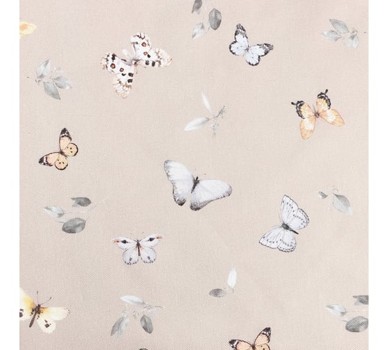 Скатерть Этель Butterflies 146x250 см, 100% хл, рогожка 186 г/м2 9590602