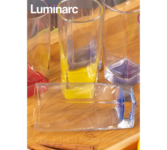 Набор стаканов LUMINARC STERLING RAINBOW 330 мл, высокий, 6 шт., N0779
