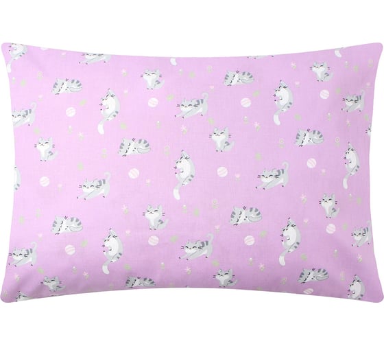 Наволочка Этель Funny cat 50x70 см, 100% хлопок, бязь 10063101