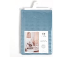 Скатерть Этель Shine 150*250 +/-3см, цв.серо-синий, пл. 192 г/м2, хл с ВГМО 6974210