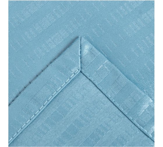 Скатерть Этель Shine 150*250 +/-3см, цв.серо-синий, пл. 192 г/м2, хл с ВГМО 6974210