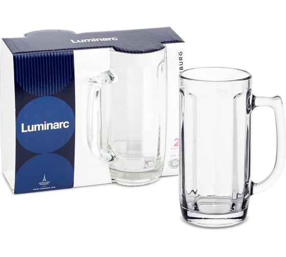 Набор кружек LUMINARC для пива ГАМБУРГ 2 шт., 330 мл H5126