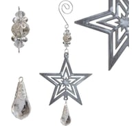 Металлическая подвеска Волшебная страна Праздничная звездочка 91х9 см 100985