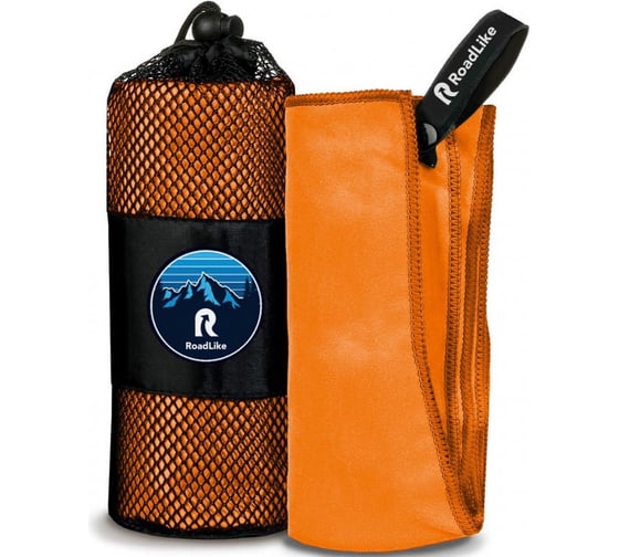 Спортивное охлаждающее полотенце RoadLike Camp 70х140, оранжевое 293689 1