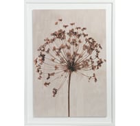 Панно декоративное Bergenson Bjorn Plant с белой рамой, 50x70 см BB0000709