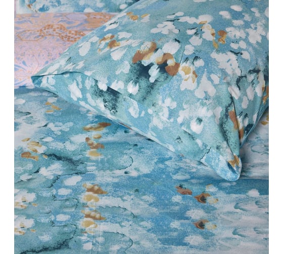 Комплект постельного белья Mona Liza Aqua 1.5 спальный 50x70 см 2 шт сатин 5048/0063