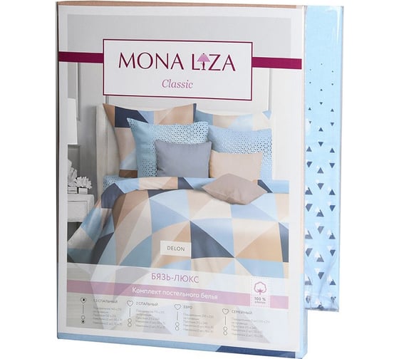 Комплект постельного белья Mona Liza Delon 2-х спальный 70x70 см 2 шт бязь-люкс 552203/82