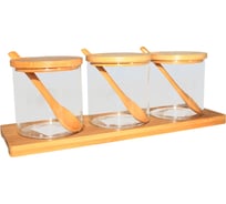 Набор баночек для специй на подставке baizheng BH-0048