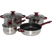Набор кастрюль с крышками baizheng KV-6604