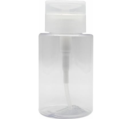 Флакон с помпой дозатором косметический с крышкой для маникюра, косметики, 150 мл, , DASWERK 609307