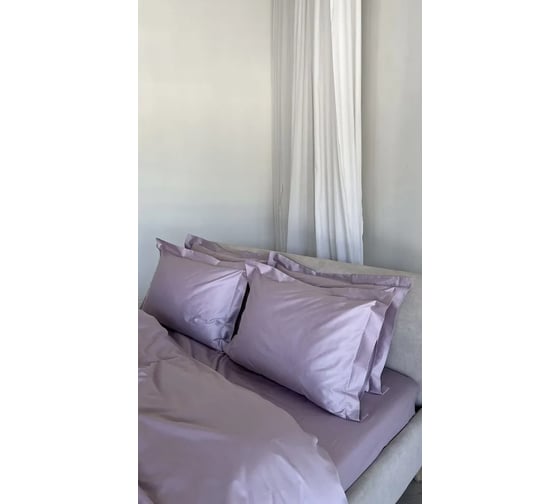 Комплект наволочек MONA LIZA 504105/08 50х70 см сатин lilac 4640033684349