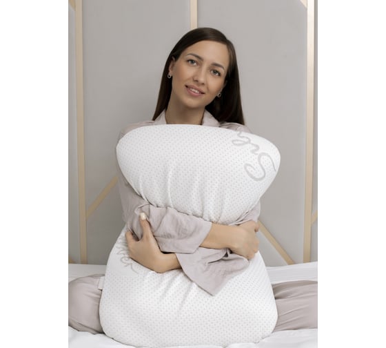 Анатомическая подушка Асветида Silver 50x70 с эффектом памяти "Memory foam"(средней жесткости) П705015С