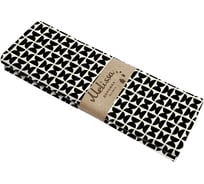 Дорожка MONA LIZA 507005/1-1 50х140 см Two черная Мелисса 4630112453140