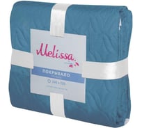 Покрывало стеганное Melissa бирюза/белый, 200х220 509165/02