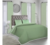 Покрывало стеганное Melissa омела/дымно-зеленый, 200х220 509165/17