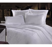 Комплект постельного белья Mona Liza 1.5 спальный Вензель белый 70x70 см 2 шт 5437/01