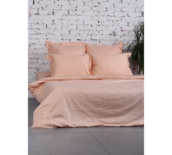 Комплект постельного белья Mona Liza 1.5 спальный Волна кремовая 70x70 см 2 шт 5437/10