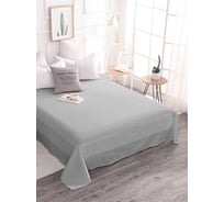 Простыня MONA LIZA 505021/11 240*260, сатин, grey 4680095450360