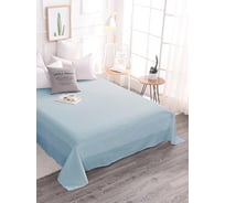 Простыня MONA LIZA 505023/09 180*215, сатин, blue 4640033684752