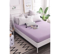 Простынь MONA LIZA 505034/08 на резинке, 180*200*25, сатин, lilac 4640033685681